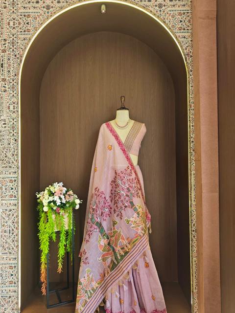 Akshara muga cotton indian sarees wholesale